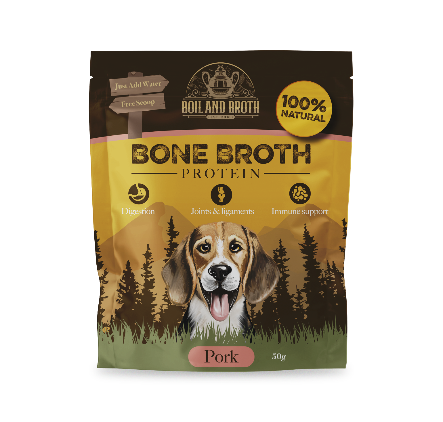 Pork Bone Broth for Dogs Cats