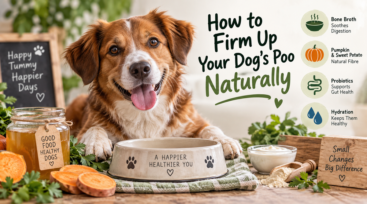 How to Firm Up Your Dog’s Poo Naturally