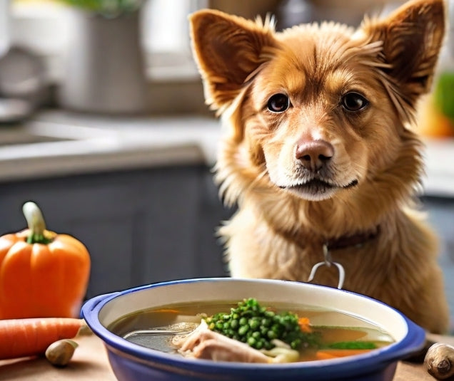 Chicken and Vegetable Bone Broth Meal for Dogs