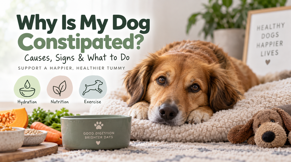 Why Is My Dog Constipated? Causes, Signs & What to Do