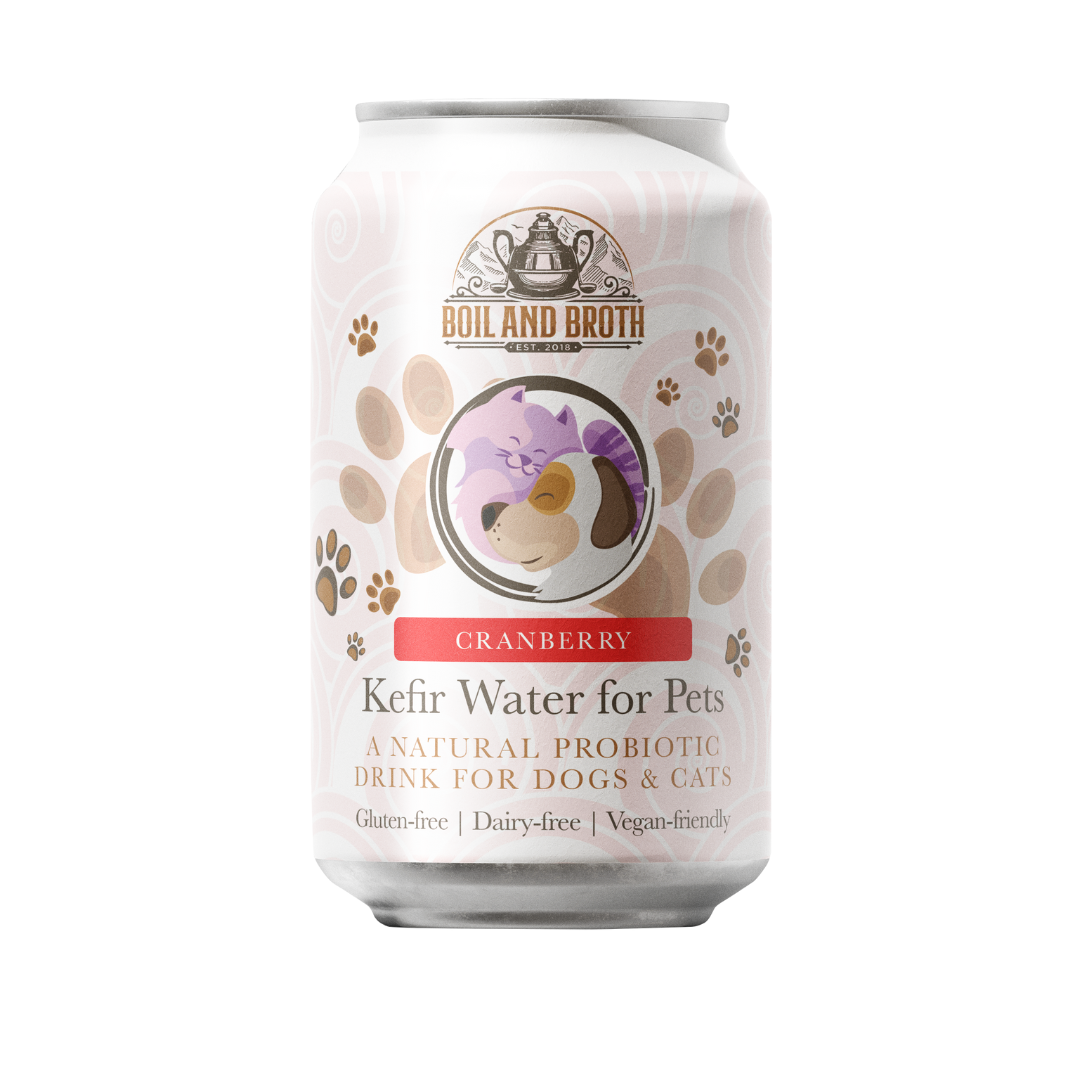 Cranberry Water Kefir for Dogs 330ml x 4