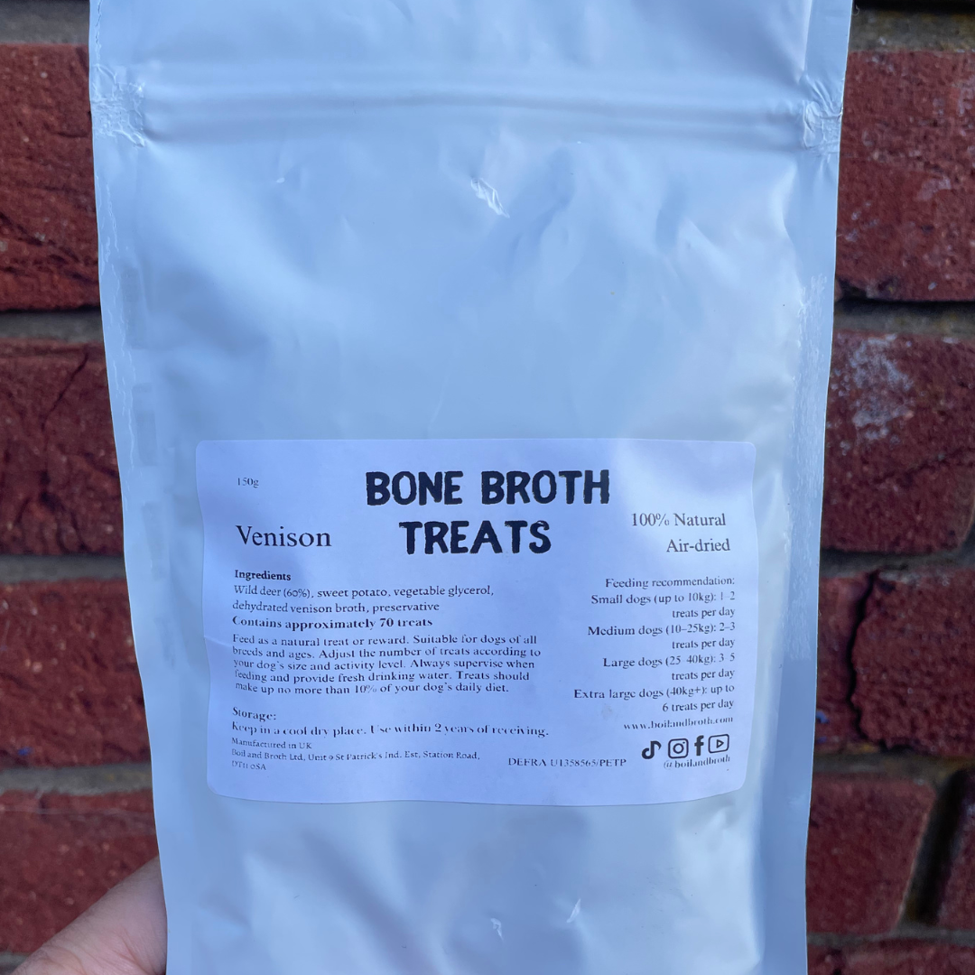 Venison Bone Broth Treats 150g - Taster Launch 🐾