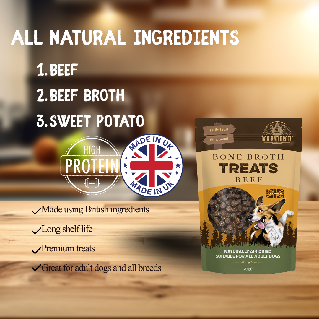 Beef Bone Broth Treats 70g