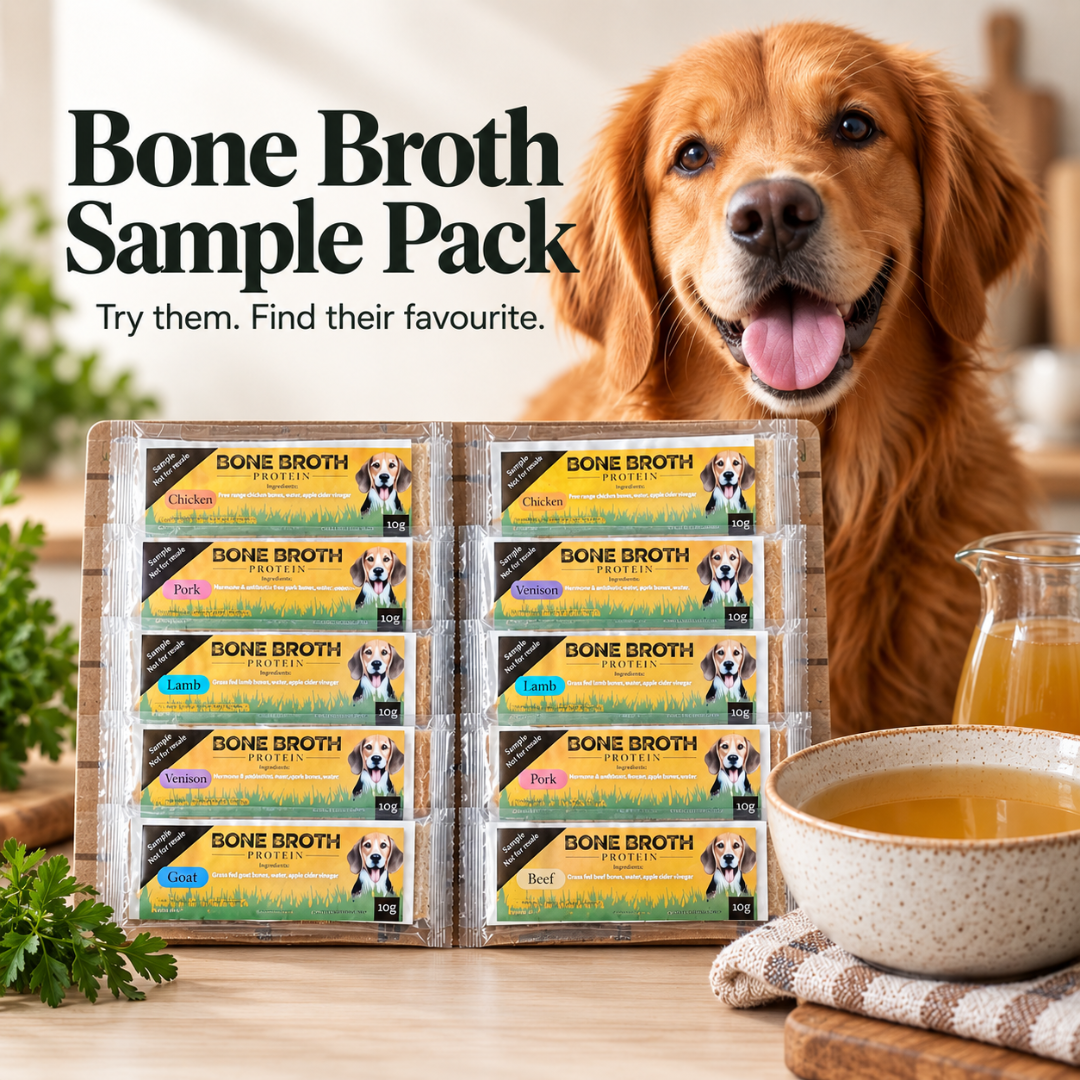 Bone Broth Samples for Dogs & Cats – 10 x 10g