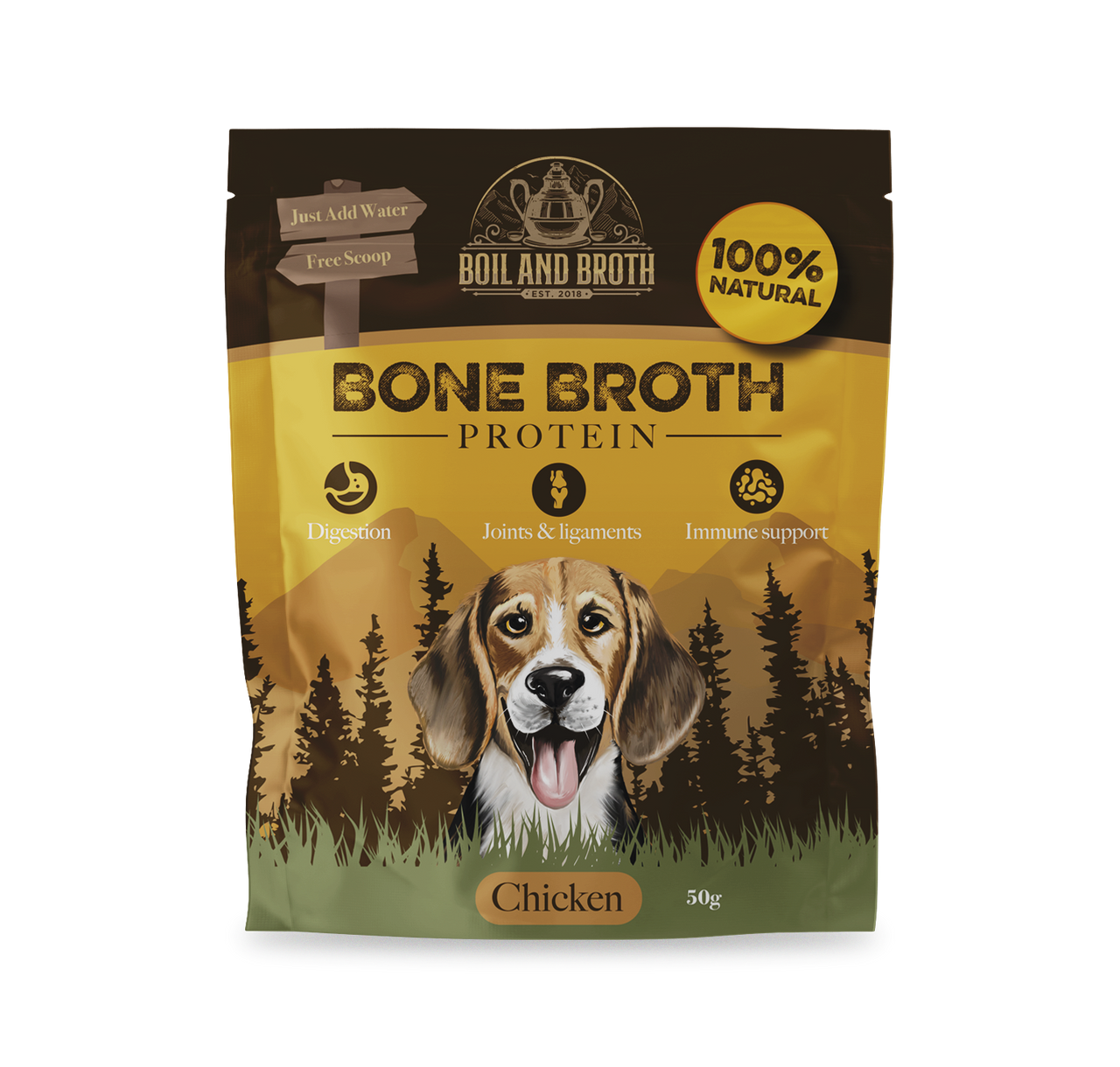 Chicken Bone Broth for Dogs & Cats