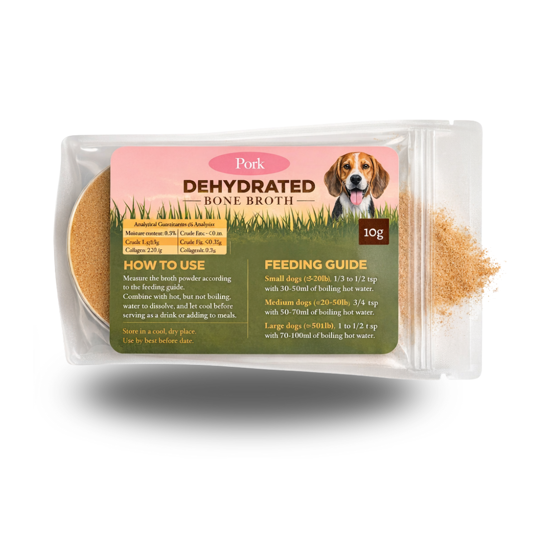 Dehydrated Pork Broth for Dogs (10g)
