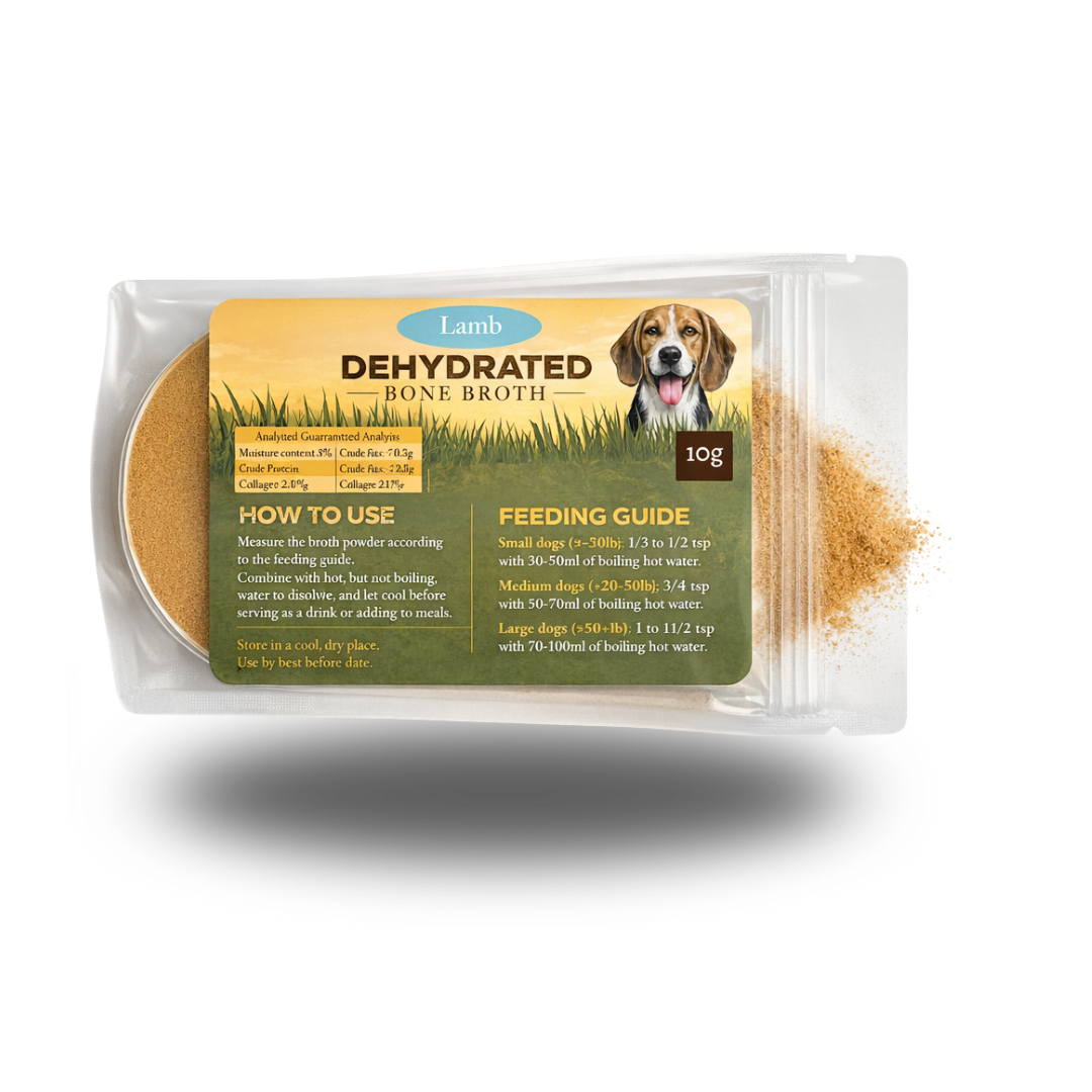 Dehydrated Lamb Broth for Dogs (10g)