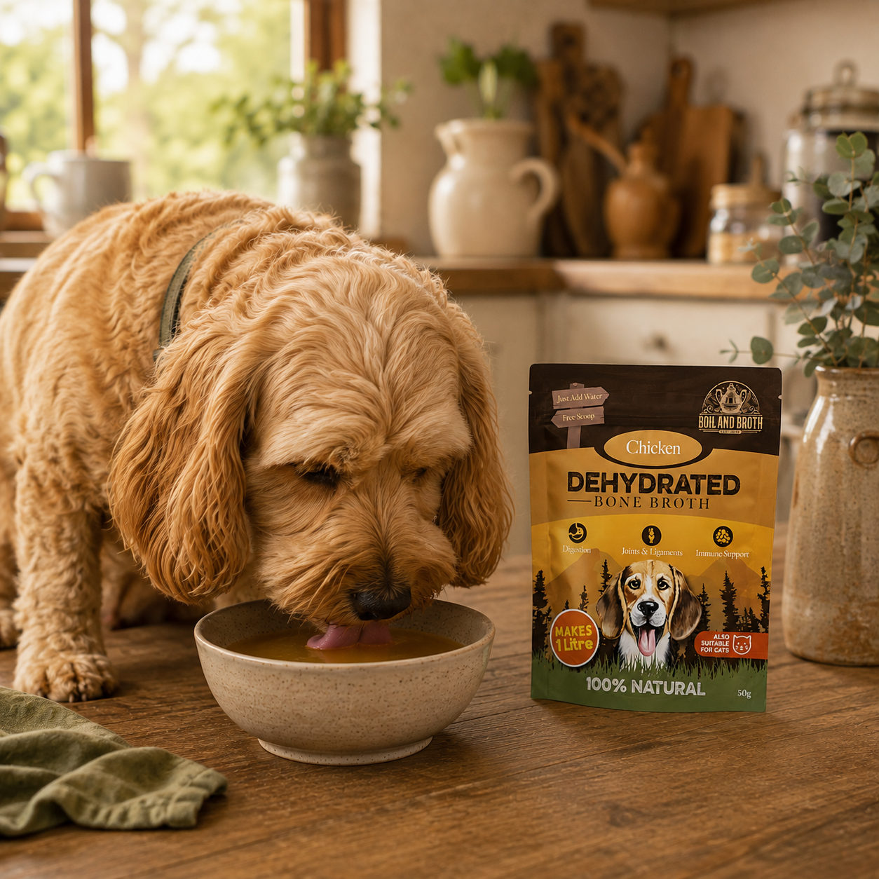 Chicken Bone Broth for Dogs – 50g