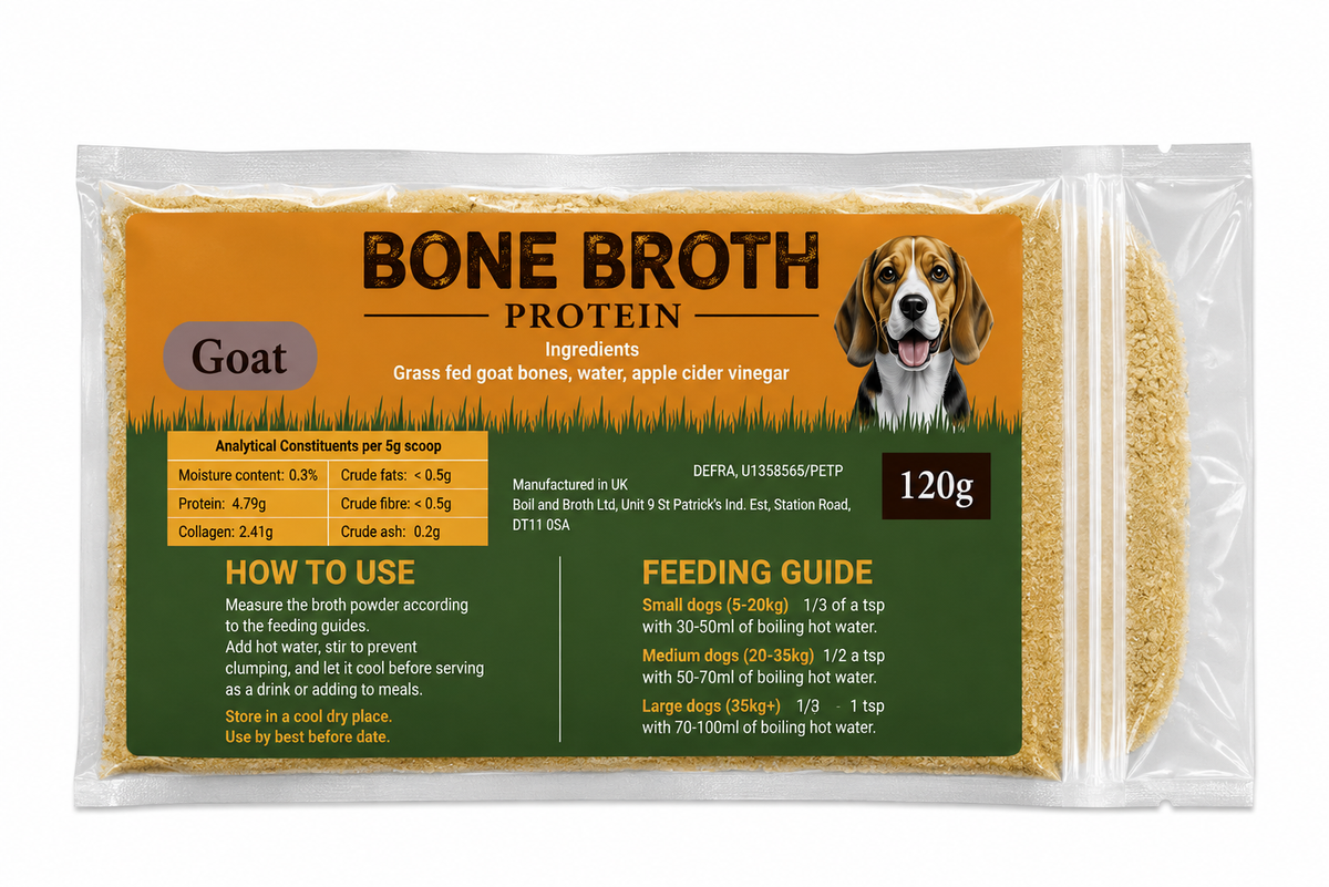 Goat Bone Broth for Dogs – 120g