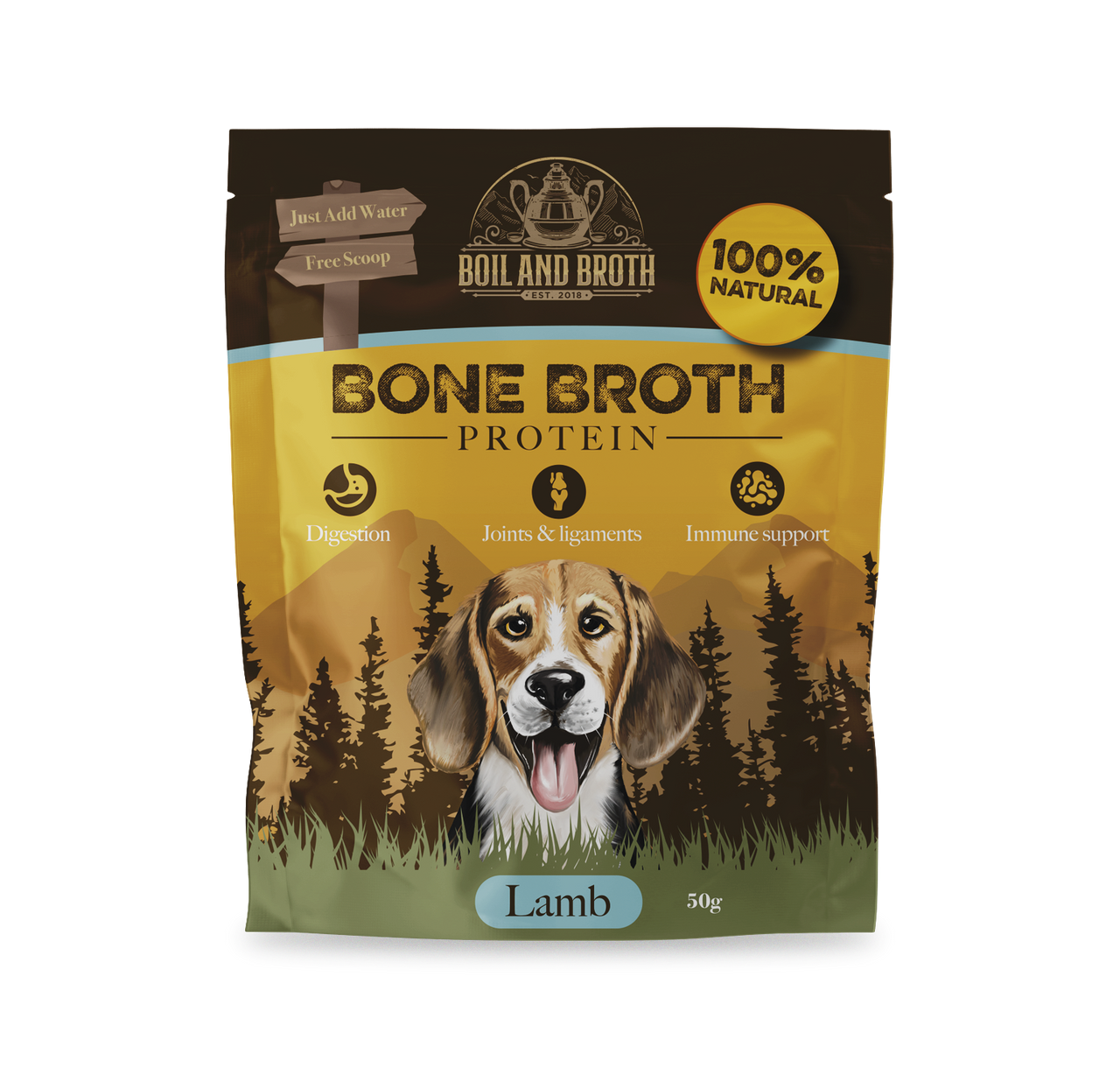 Lamb Bone Broth for Dogs & Cats