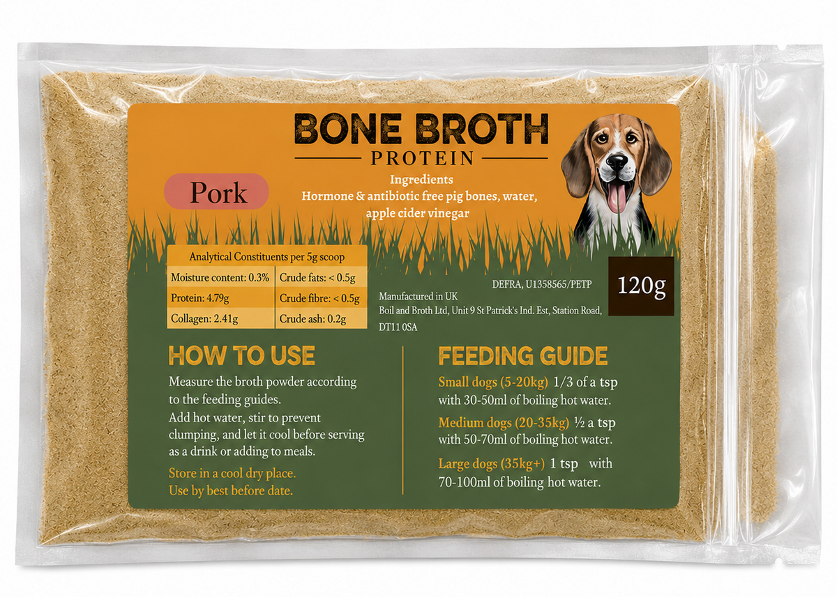 Pork Bone Broth for Dogs – 120g