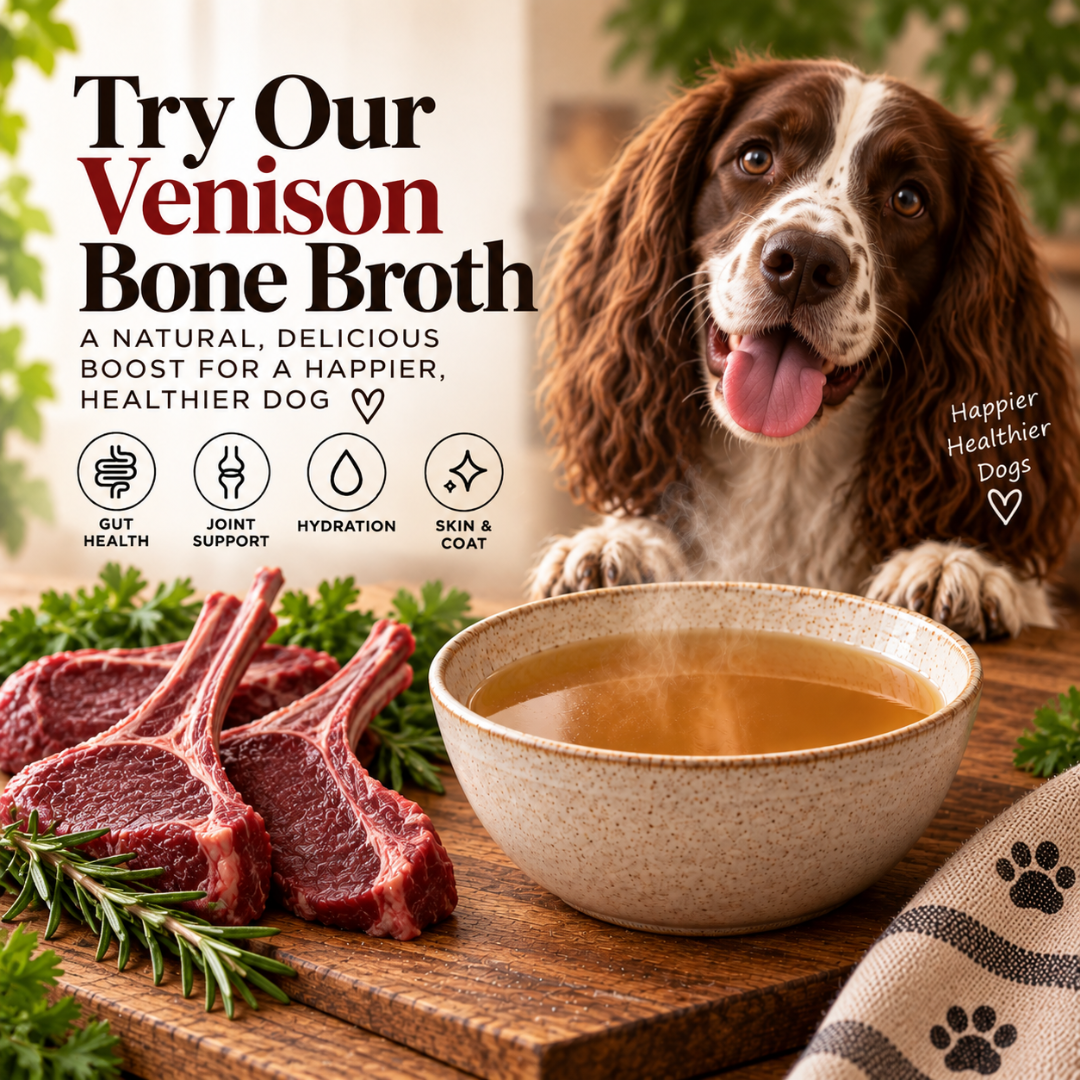 Venison Bone Broth for Dogs Sample 10g