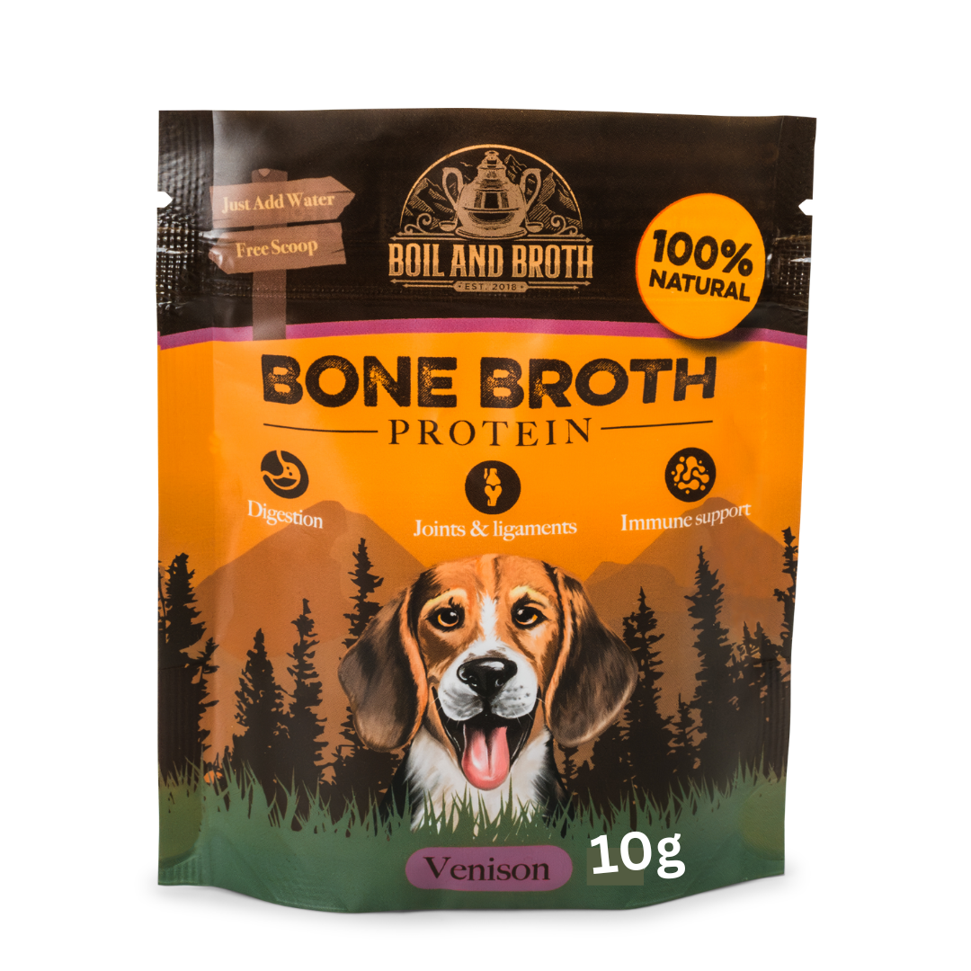 Venison Broth for Dogs (10g)