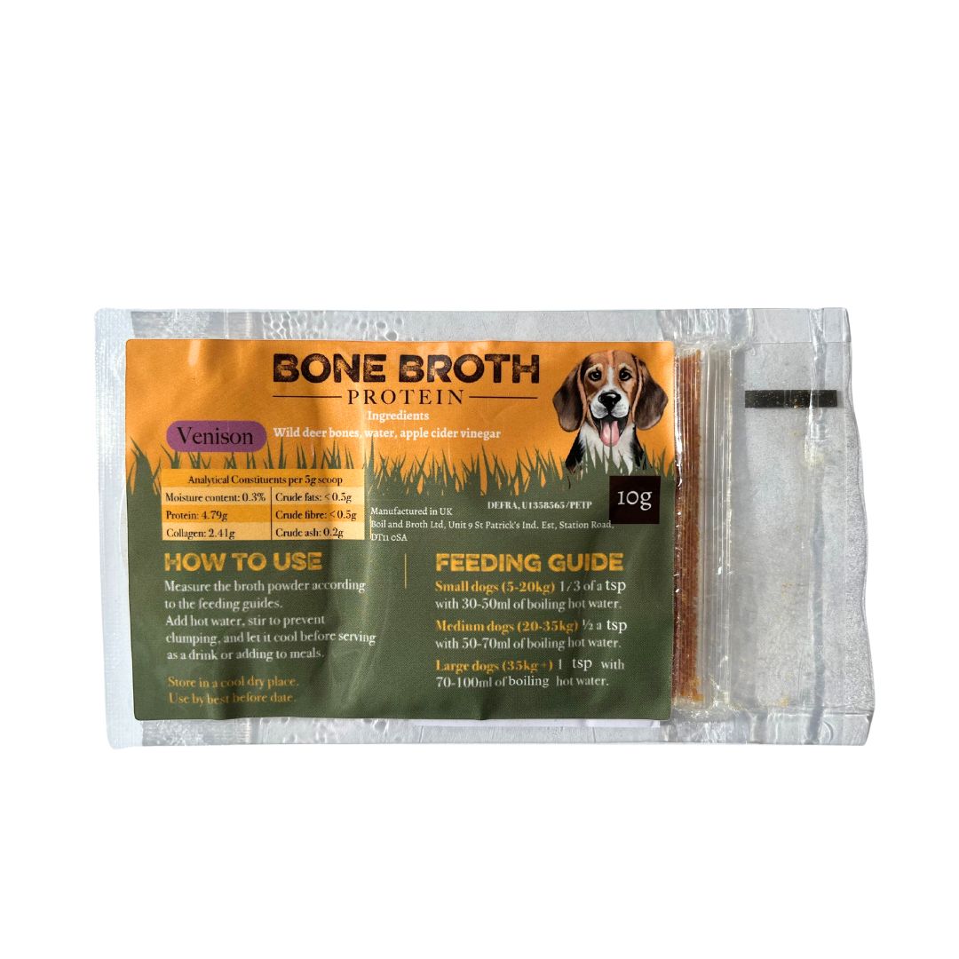 Venison Broth for Dogs (10g)