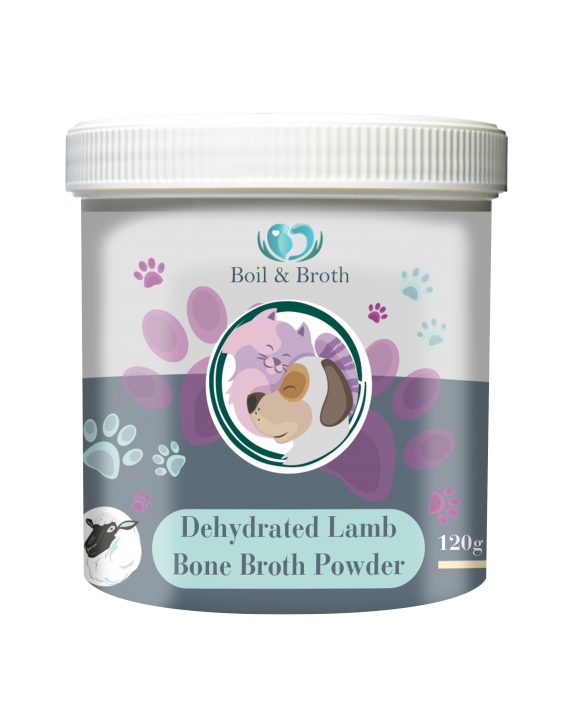 Lamb bone broth powder for dogs 120g