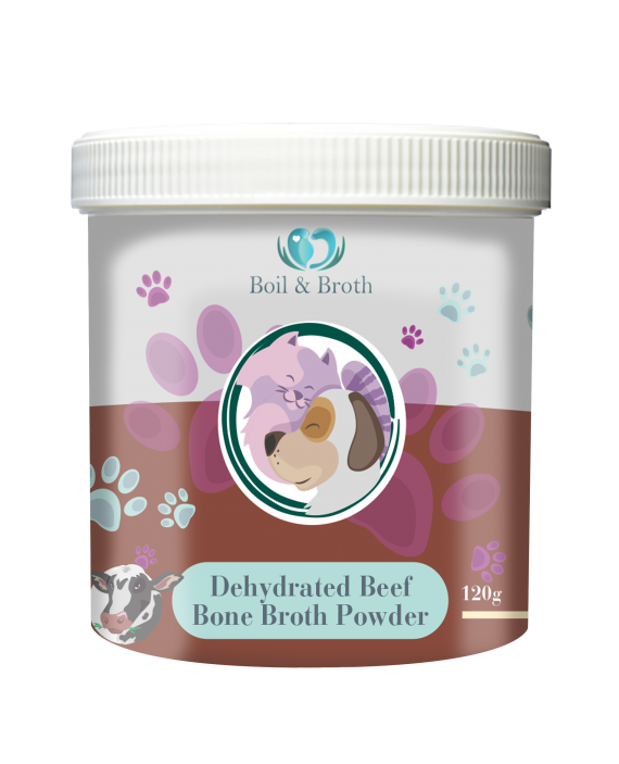 Beef bone broth powder for dogs